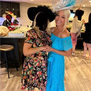 Lilly Pulitzer Geri Off the Shoulder Cotton Eyelet Dress Kentucky Derby